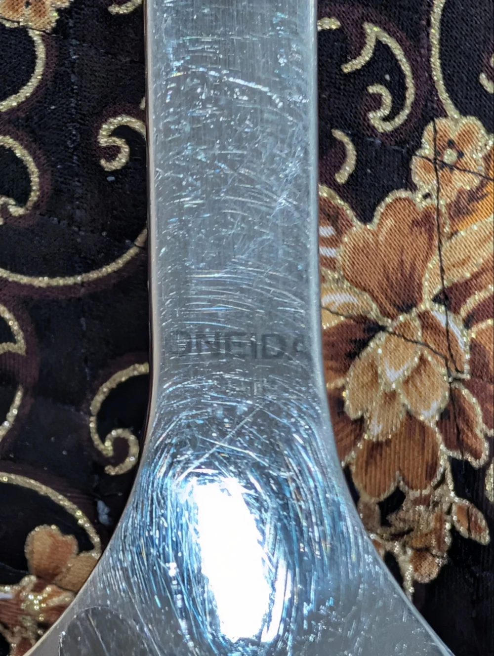 Vintage,Stainless Steel Soup Ladle - Silver By Oneida. Approximately 12